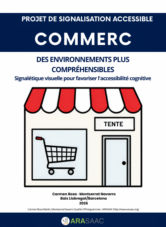 Signalétique accessible pour les commerces.